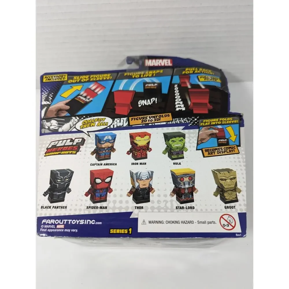 Marvel Guardians of The Galaxy Groot - Brand New Pulp Hero Snap Bots